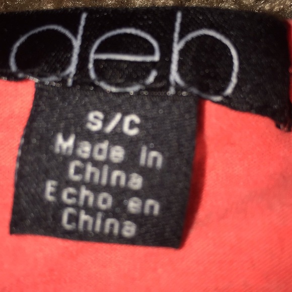 Cute Deb Brand Small Pink Crop Top - Picture 3 of 3